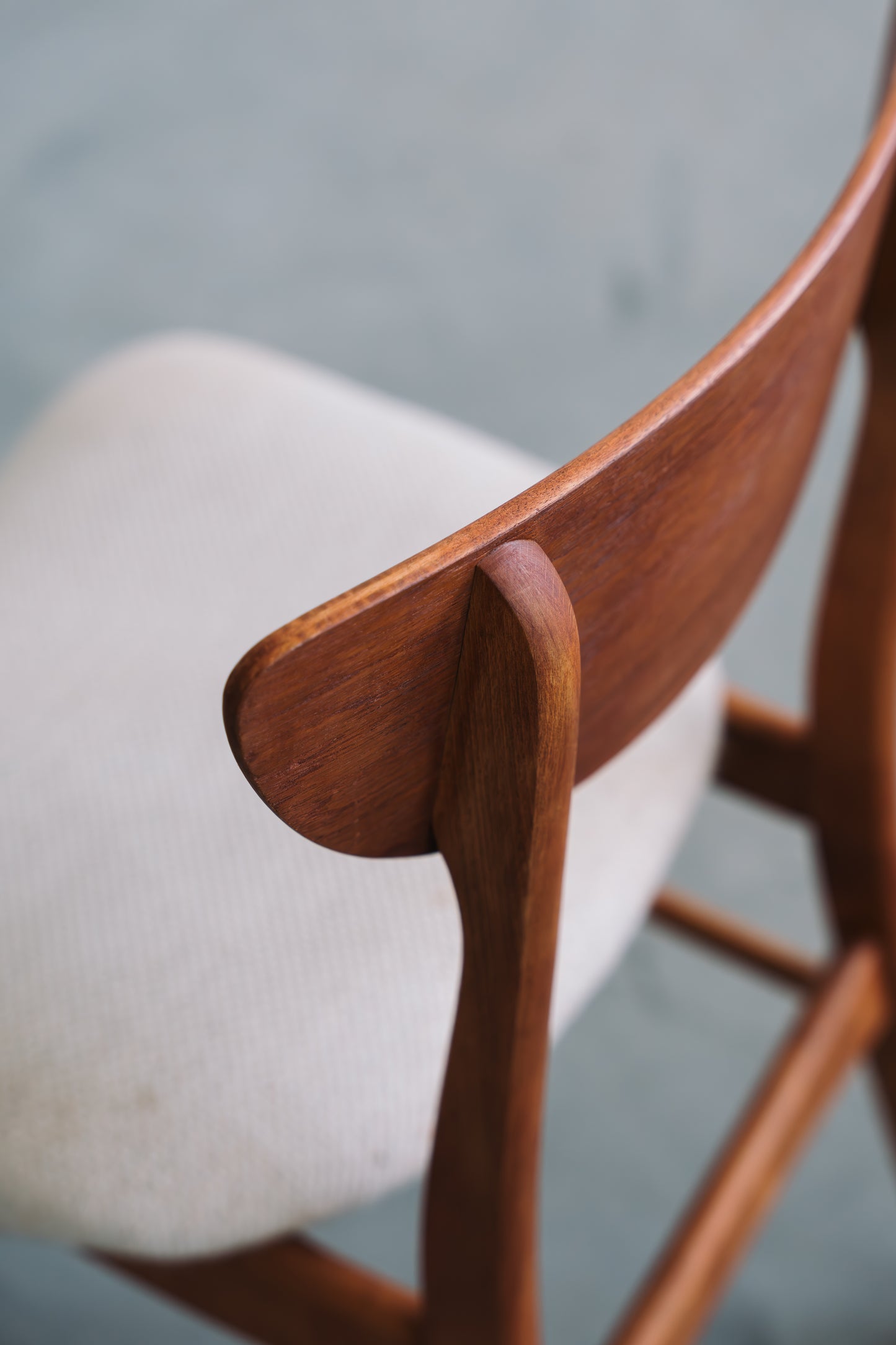 Set of 5 Danish mid century chairs - beechwood and teak