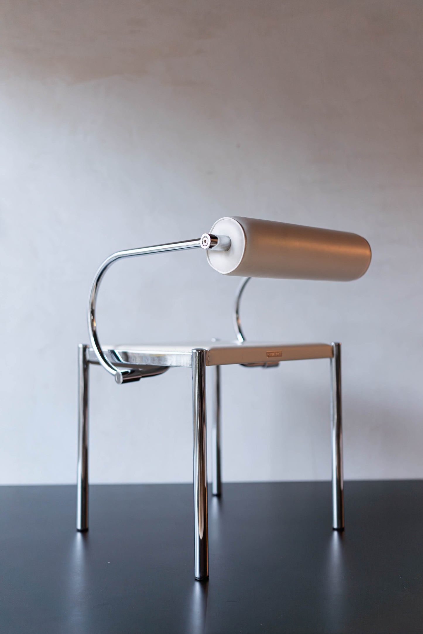 Postmodern tubular chrome chairs (2 chairs available)