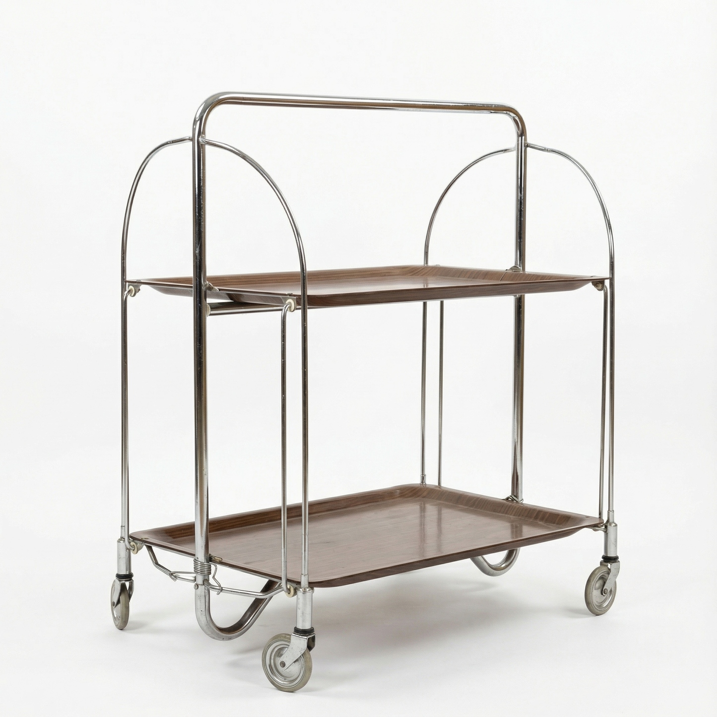 Iconic 1970s FOLDABLE SERVING TROLLEY