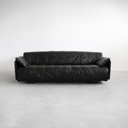 Canapea extensibilă de Sede DS-69 din piele neagră – imagine 2
