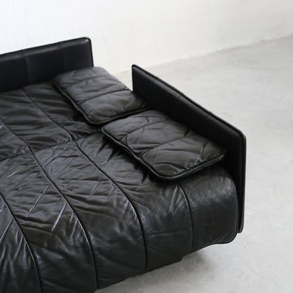 Canapea extensibilă de Sede DS-69 din piele neagră – imagine 5