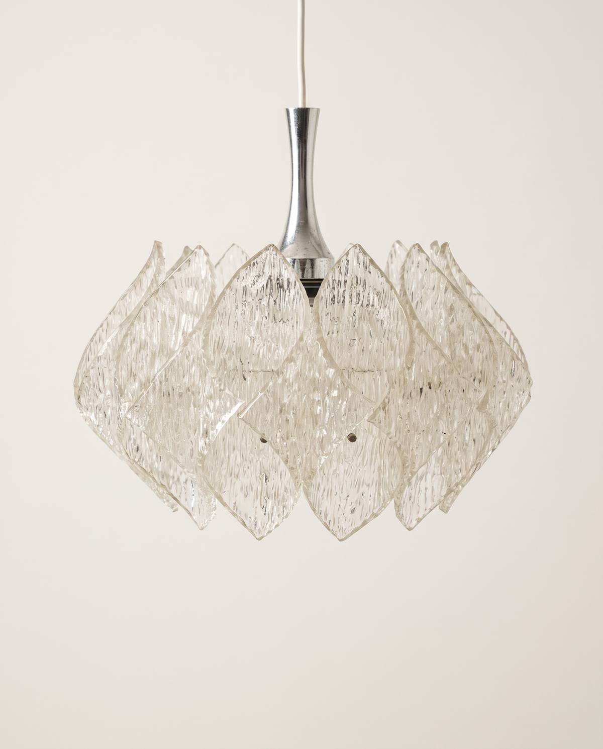 Plexiglas chandelier by ME Marbach Leuchten, Germany, 1960s