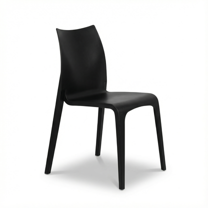 Set de 6 scaune Flow Jakob Berg din placaj negru – imagine 2