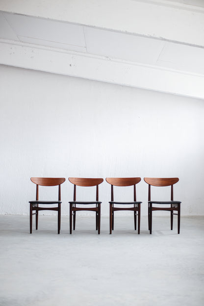 Set de 4 scaune Arne Vodder pentru Dyrlund din tec – imagine 6